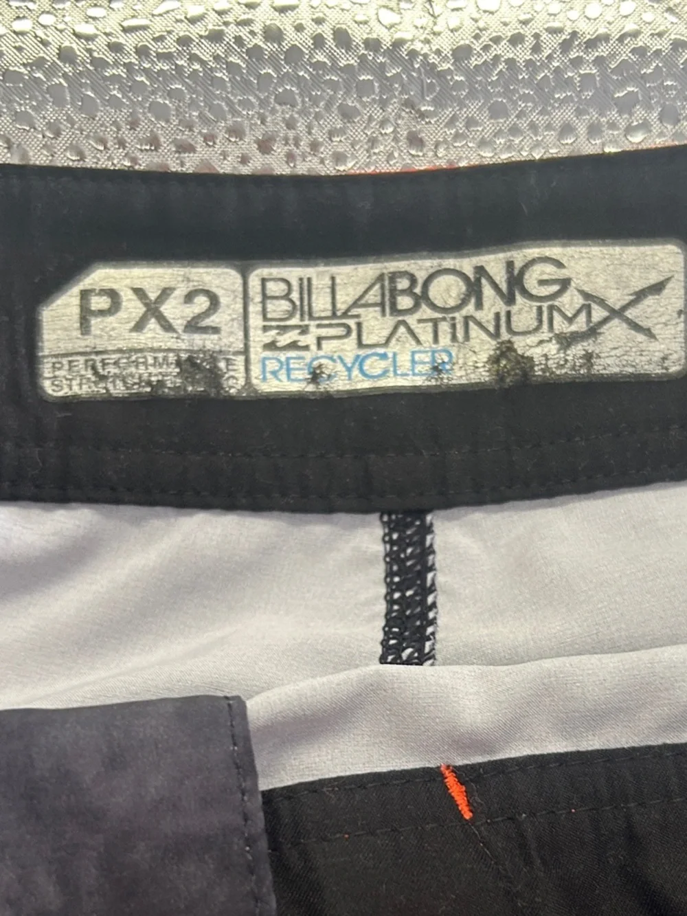 Billabong Phantom Board Shorts (Tie-Dye Waist / Black Base)